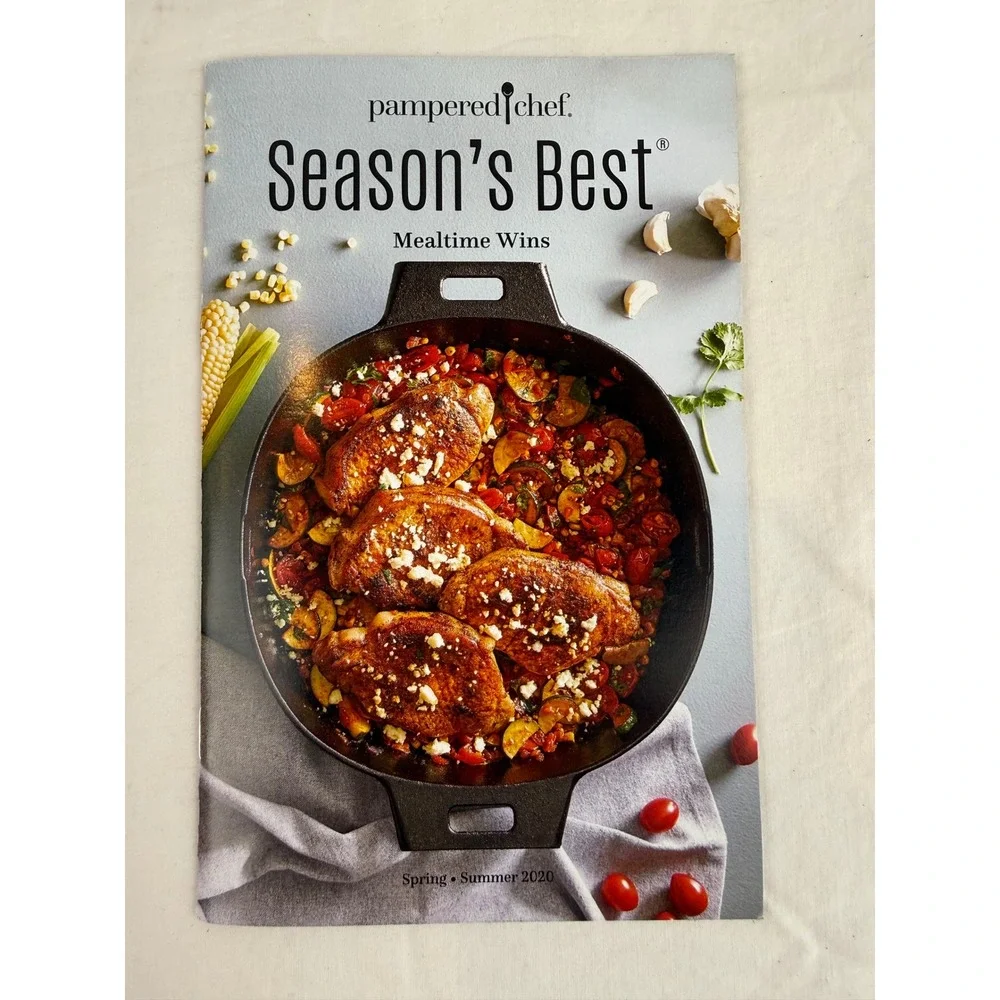 Pampered Chef Seasons Best Recipe‎ Book Lot of 5 2011-2020 Cookbooks Multi-Year